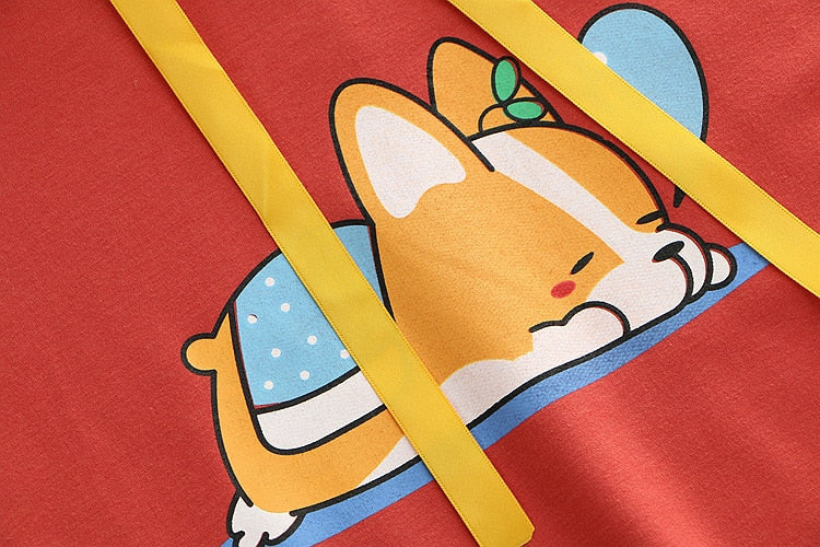 Kawaii Corgi Pastel Hoodie – Limited Edition