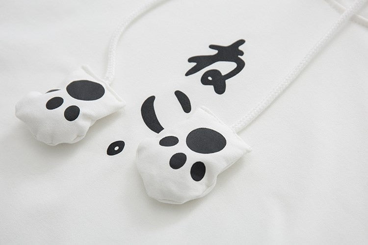 Japanese Neko Cat Short Sleeve Hoodie