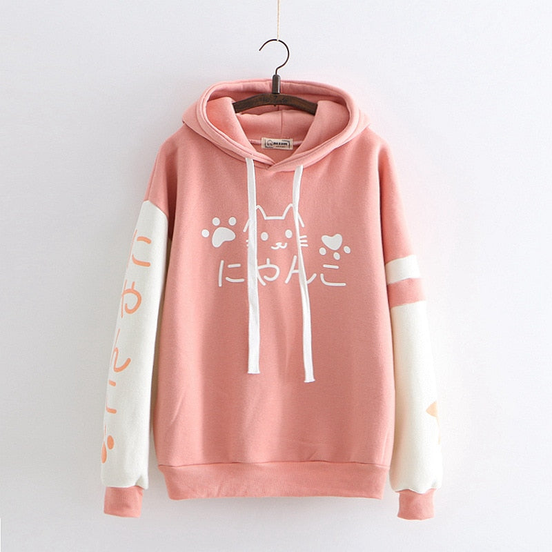 Japanese Cats Harajuku Hoodie – Special Edition
