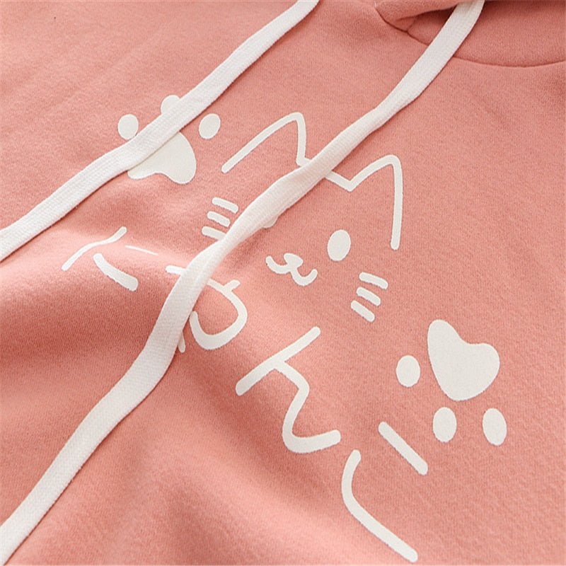 Japanese Cats Harajuku Hoodie – Special Edition