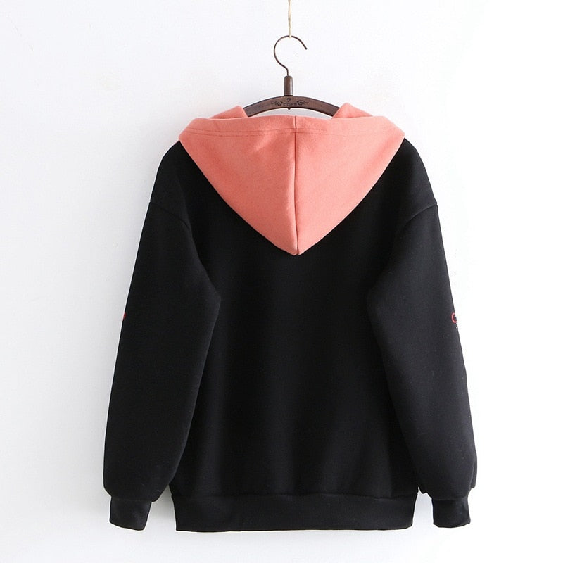 Kawaii Autumn Style Festive Fox Harajuku Hoodie