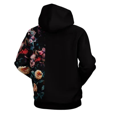 Vintage Flowers Hoodie Oversize
