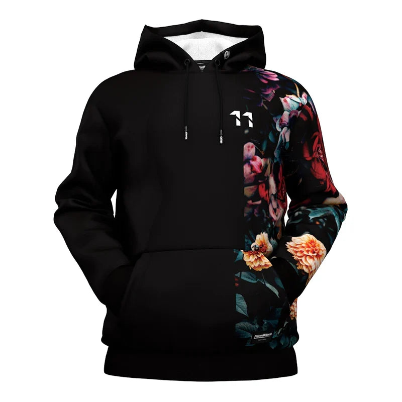 Vintage Flowers Hoodie Oversize