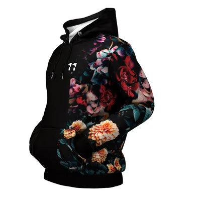 Vintage Flowers Hoodie Oversize