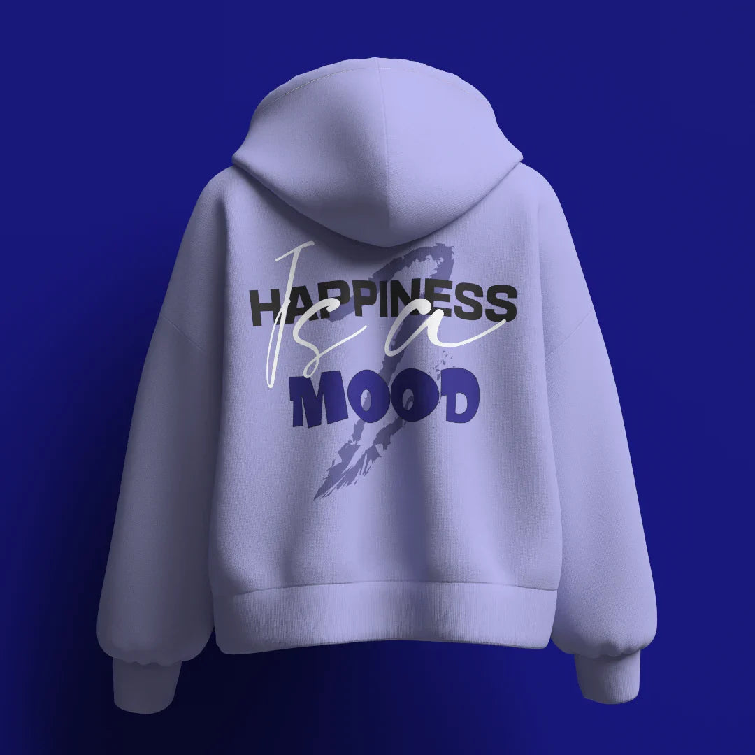 Happiness Is A Mood ® Hooded Sweatshirt [UNISEX]