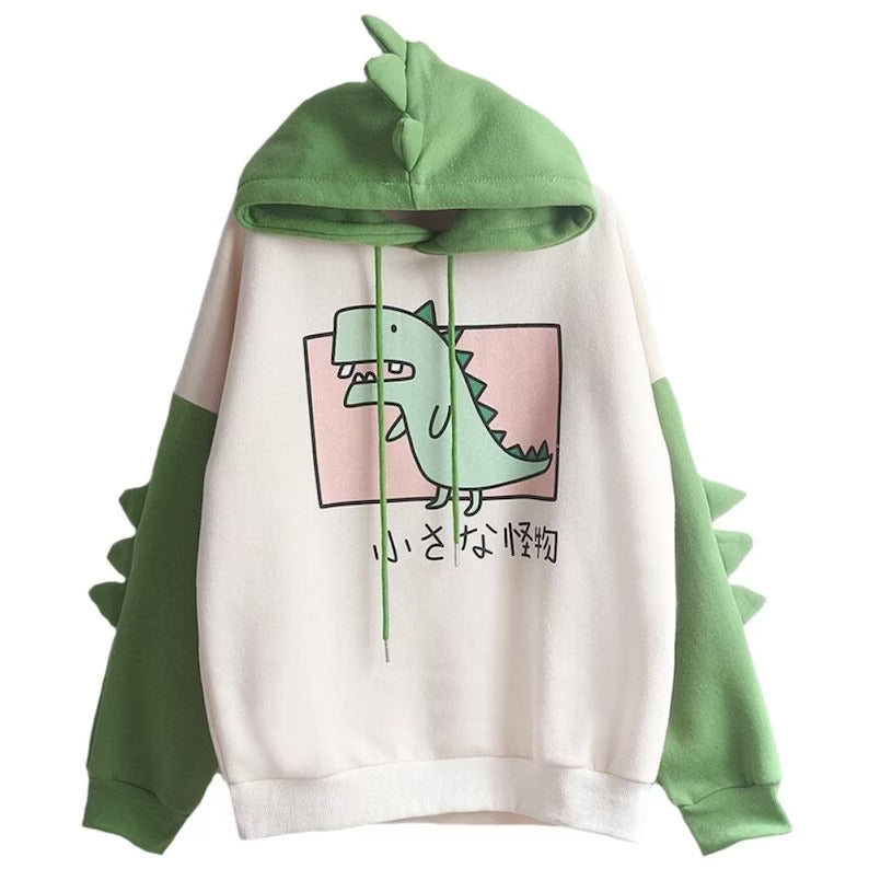 Dinosaur Hoodie Y2k Clothes Kawaii Dinosaur Gifts Aesthetic Harajuku Dinosaur Sweatshirt Graphic Hoodie Y2k Tops Dino Hoodie Jurassic World