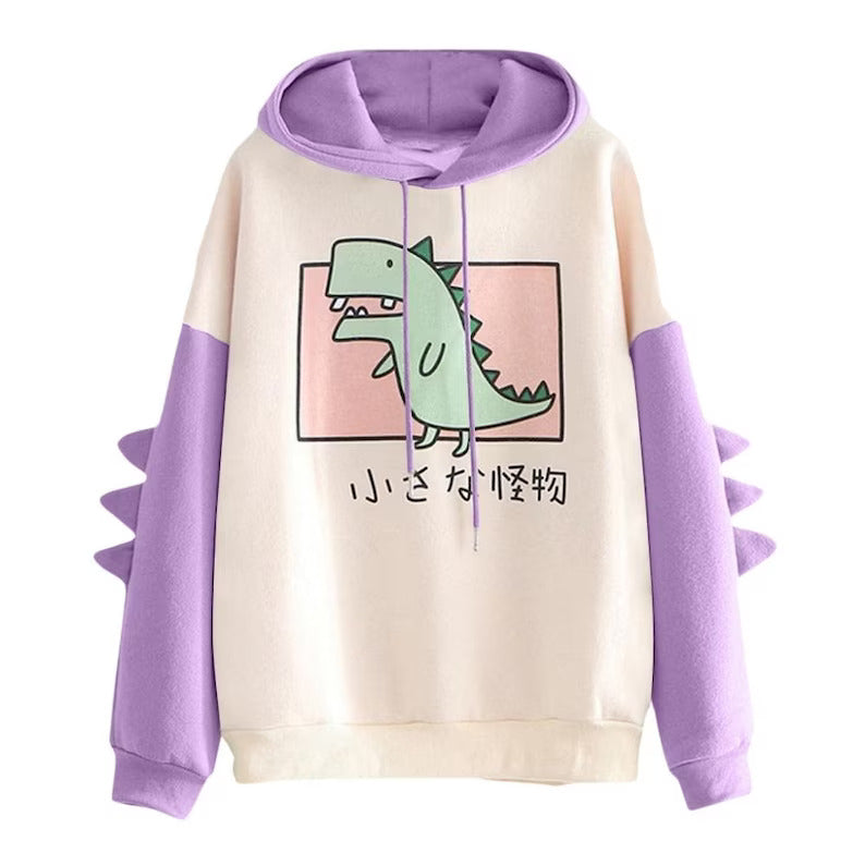 Dinosaur Hoodie Y2k Clothes Kawaii Dinosaur Gifts Aesthetic Harajuku Dinosaur Sweatshirt Graphic Hoodie Y2k Tops Dino Hoodie Jurassic World