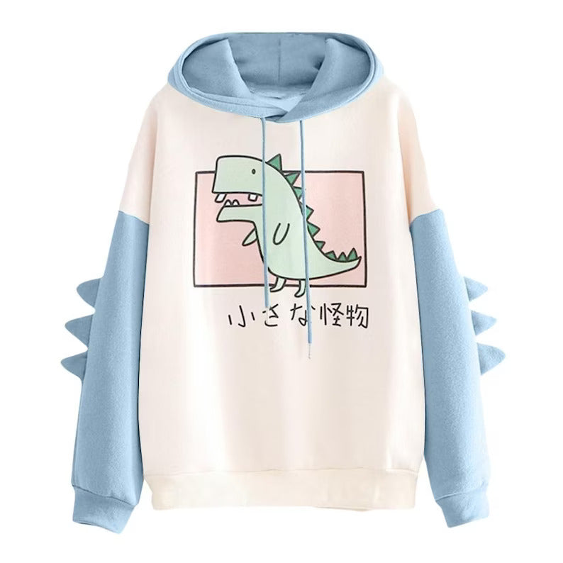 Dinosaur Hoodie Y2k Clothes Kawaii Dinosaur Gifts Aesthetic Harajuku Dinosaur Sweatshirt Graphic Hoodie Y2k Tops Dino Hoodie Jurassic World
