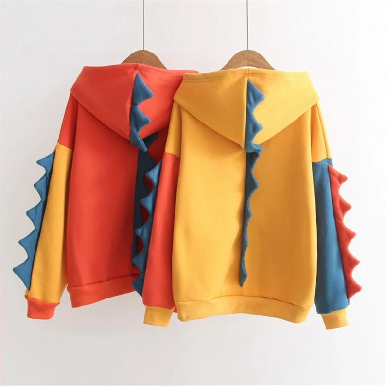Cute Dinosaur Hoodie Dinosaur Spine Hoodie , 3D Dinosaur Hoodie , Funny Adult Animal Hoodie Funny Dino Hoodie Costume