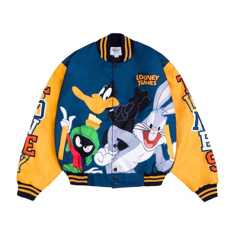 Looney Tunes Be Friends Jacket, Bomber Anime Jacket, Cartoon Jacket
