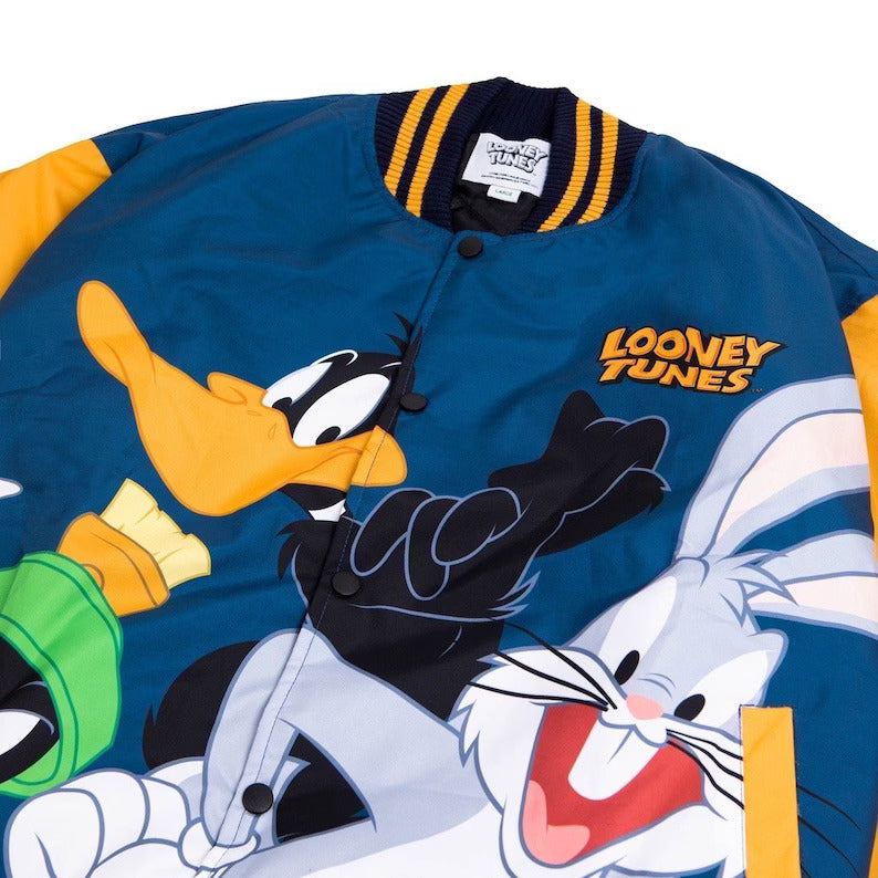 Looney Tunes Be Friends Jacket, Bomber Anime Jacket, Cartoon Jacket