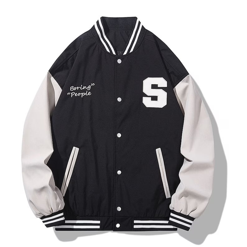 Varsity jacket, Baseball jacket, Bomber jacket men, Winter jacket, Y2k jacket, College jacket.