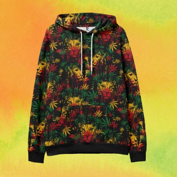 CANNAB LION PRINTED HOODIE