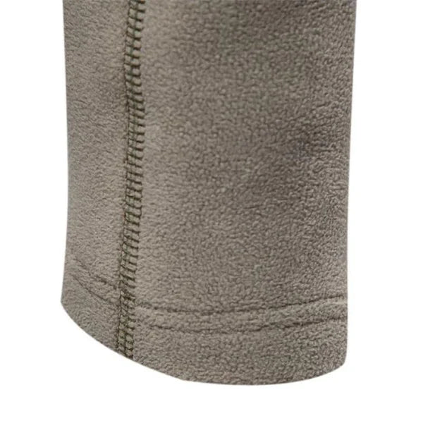 MEN'S LAMBSWOOL SWEATSHIRT STAND COLLAR HALF ZIP LONG SLEEVE TOP